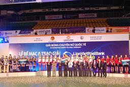 Triều Tiên đăng quang Cup LienVietpostBank 2019 một cách thuyết phục