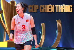 Quang Huy và Thanh Thúy được vinh danh ở Cúp chiến thắng 2023