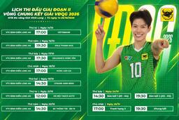 Lịch thi đấu dự kiến giai đoạn II và Vòng chung kết giải VĐQG 2026