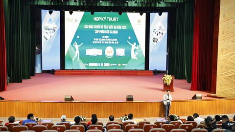 CÔNG TÁC CHUẨN BỊ CHO VÒNG 1 GIẢI BÓNG CHUYỀN VÔ ĐỊCH QUỐC NĂM 2025 ĐÃ HOÀN TẤT
