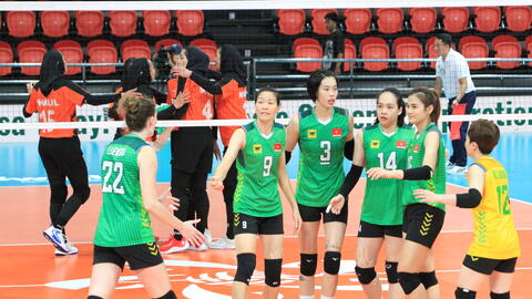 VTV Bình Điền Long An vượt qua đội bóng Iran để giành vé vào tứ kết Cúp các câu lạc bộ nữ châu Á 2025